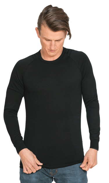 Brass Monkey's Men's Long Sleeve Crew Neck - Kiwi Workgear
